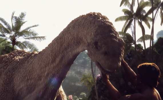 Kuva: Genesis-elokuva Aadam ja apatosaurus